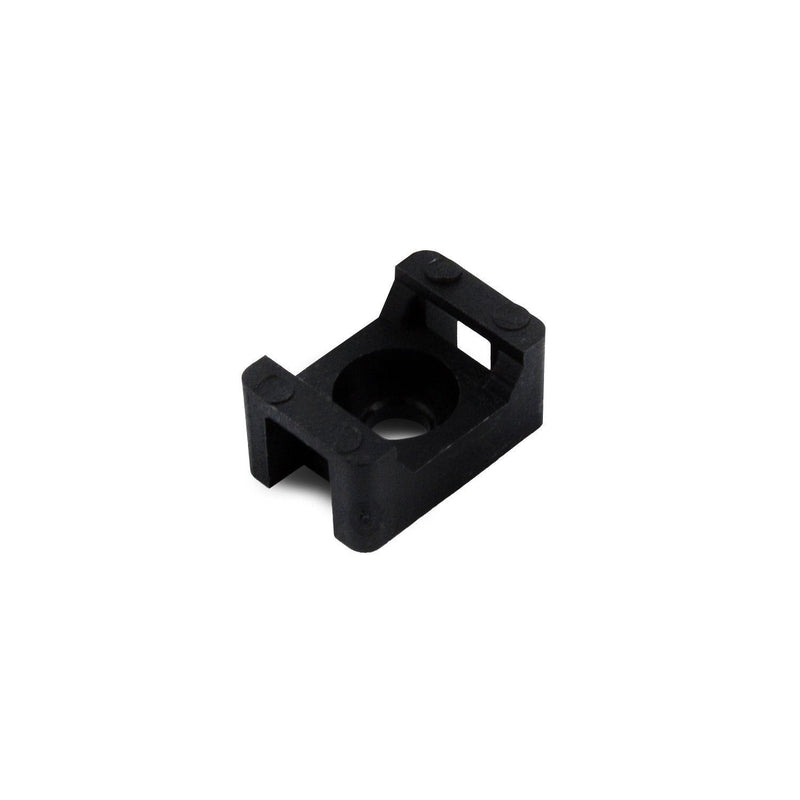 QualGear® CM1-B-100-P Cable Tie Mount, Black