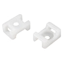 QualGear® CM2-W-100-P Cable Tie Mount, White