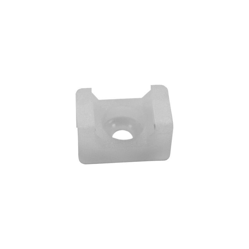 QualGear® CM2-W-100-P Cable Tie Mount, White