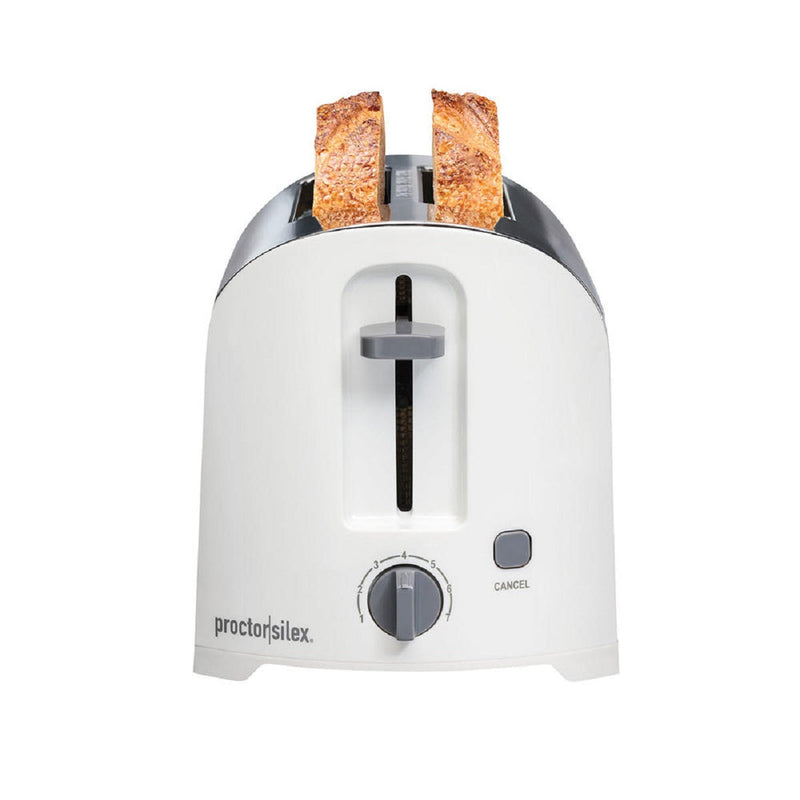 Proctor Silex 22632PS 2-Slice Toaster, White