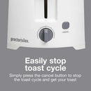 Proctor Silex 22632PS 2-Slice Toaster, White