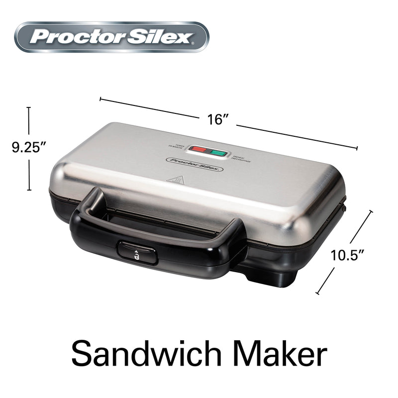 Proctor silex non-stick, easy clean sandwich maker (25415)