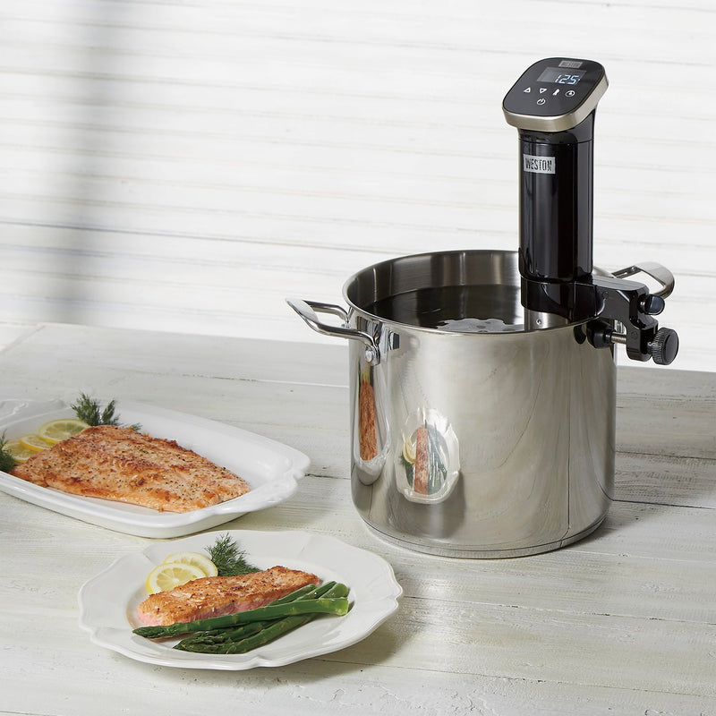 Weston Sous Vide Immersion Circulator with Digital Controls and Display, 800W, Black (36200)