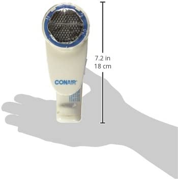 Conair Fabric Shaver - Fuzz Remover, Lint Remover, Battery Operated Fabric Shaver, White