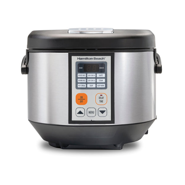 Hamilton Beach 4.5 Quart Digital 37523 Multi-Cooker, Rice Cooker, Slow Cooker, Food Steamer