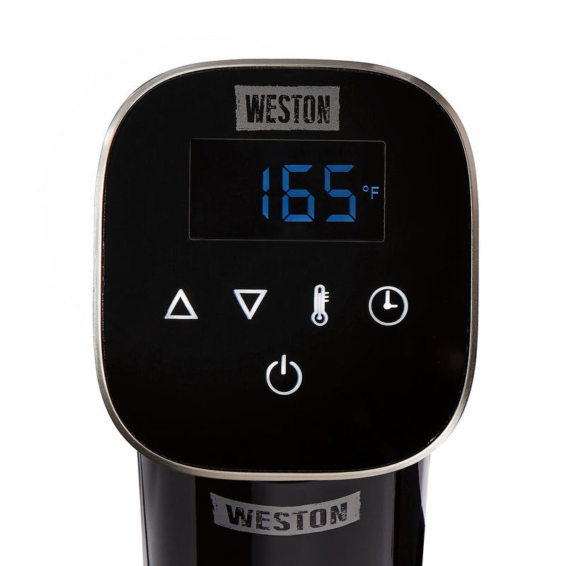 Weston Sous Vide Immersion Circulator with Digital Controls and Display, 800W, Black (36200)