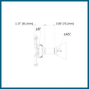 QualGear® Pro-AV QG-KIT-VA-3IN-B  3"-1.5" Vaulted Ceiling Adapte Projector Mount