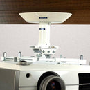 QualGear® QG-PRO-PM-CA-W Pro-AV Single Joist For 1.5" Projector Ceiling Adapter
