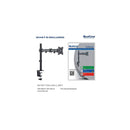 QualGear 3-Way Articulating Single Monitor Desk Mount, 13"/27" (QG-DM-01-022)