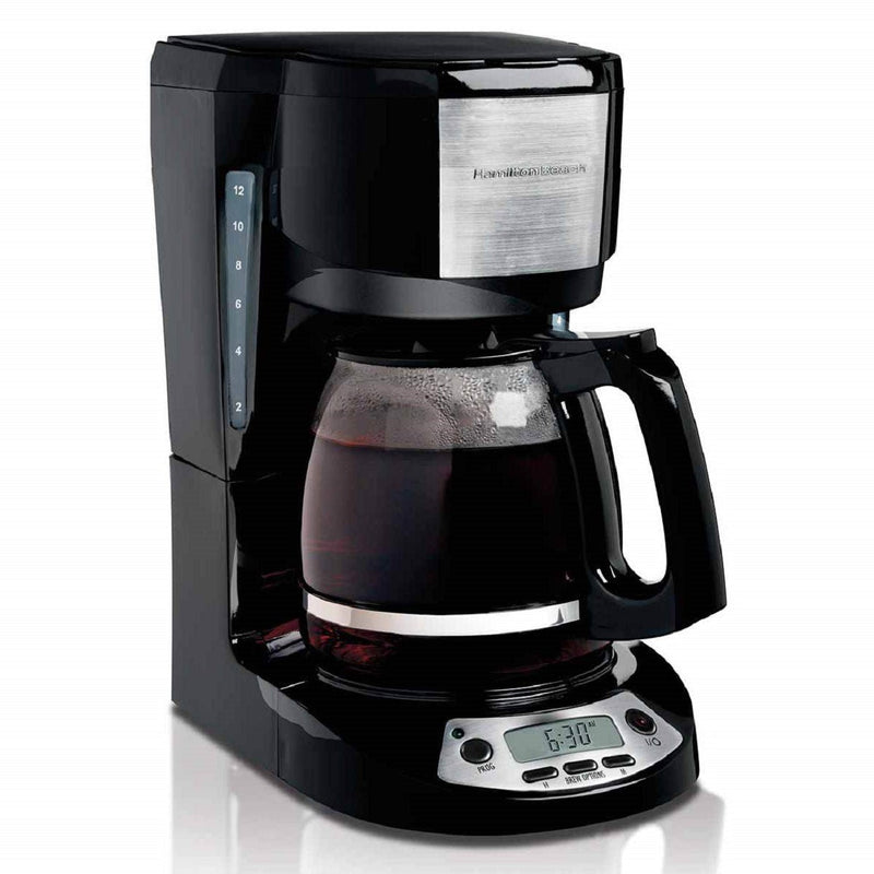 Hamilton Beach 12 Cup Programmable Coffeemaker 49615C, Black