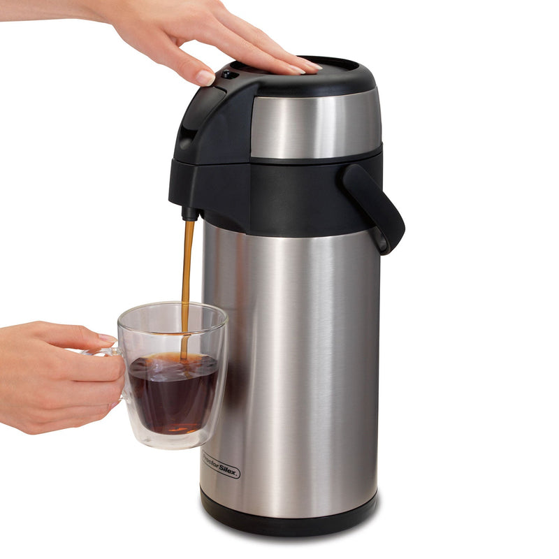 airpot coffee dispenser with pump