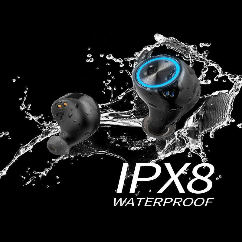 VANKYO X180 True Wireless Earbuds, Smart Touch IPX8 Waterproof Sport Headphones Control Bluetooth 5.0 in-Ear Earphones, IPX8 Waterproof Sport Headphones