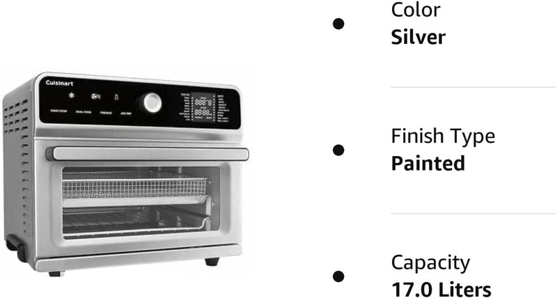 Cuisinart CTOA-130PC2 Digital Model Airfryer Toaster Oven, 0.6 cu ft,  Silver, 1 - Pick 'n Save