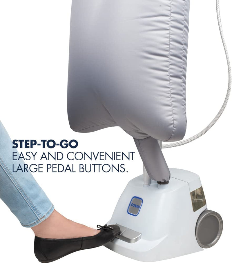 Conair GS125CTXC ExtremeSteam Professional Upright Fabric Steamer with 3D Air Cushion Bag by Conair, White