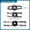 QualGear® Pro-AV QG-KIT-TA-3IN-B  3"-1.5" Projector Mount Truss Ceiling Adapter