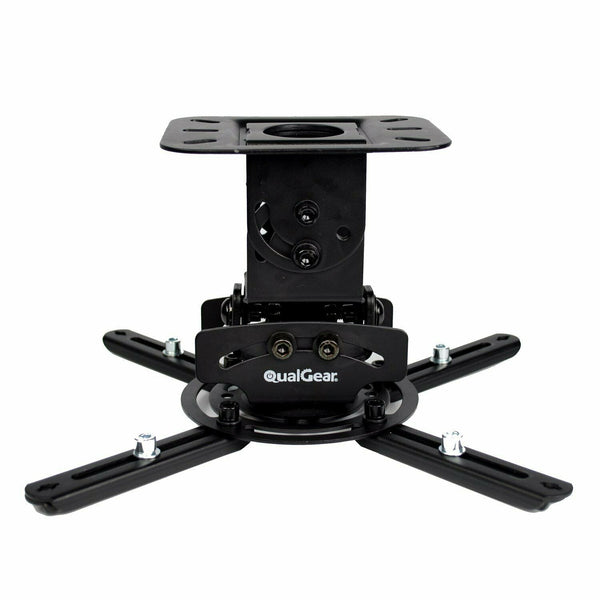 QualGear® PRB-717-BLK 6.6"-16" High Quality Universal Ceiling Projector Mount