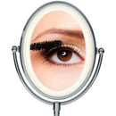 Conair True Glow Soft Halo Lighting Makeup Mirror Polished Chrome Finish 1x/7x Magnification TGBE51SDMC