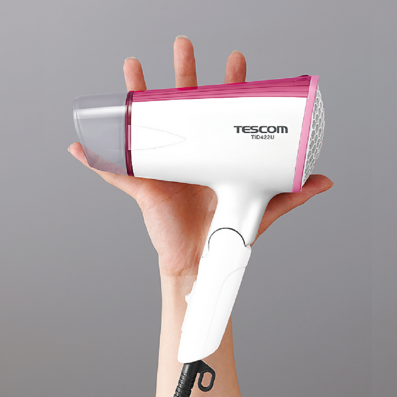 Tescom TID422U Negative Ions Hair Dryer, Pink - 120V 1300W (Warranty 90 days)