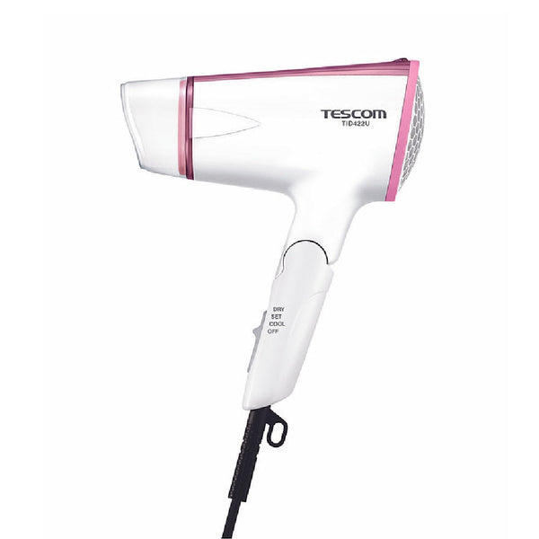 Tescom TID422U Negative Ions Hair Dryer, Pink - 120V 1300W (Warranty 90 days)