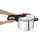 T-fal P2614632 6-QT Pressure Cooker  (Secure Aluminum)  BLEMISHED PACKAGING - OPEN BOX