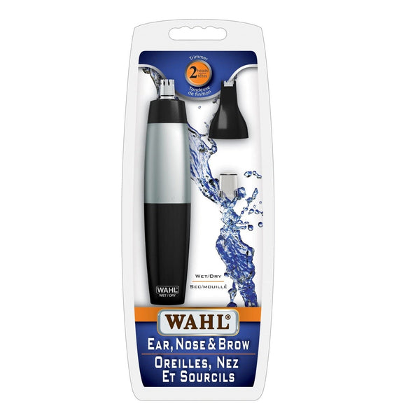 Wahl Ear, Nose, Brow Wet/Dry Battery Trimmer with Rotary And Detail Blade #5546