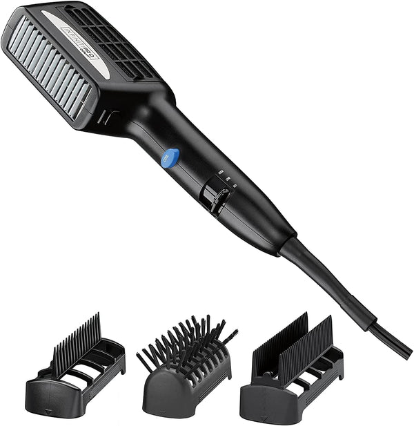 Conair 1875 Watt 3-in-1 Ceramic Dryer & Styler with 3 Attachments (SD9C), Black