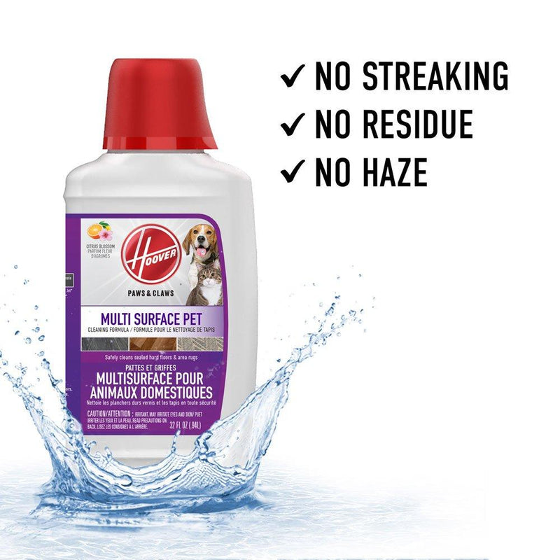 Hoover Paws & Claws Multi-Surface Cleaning Formula 32oz, AH30429CA