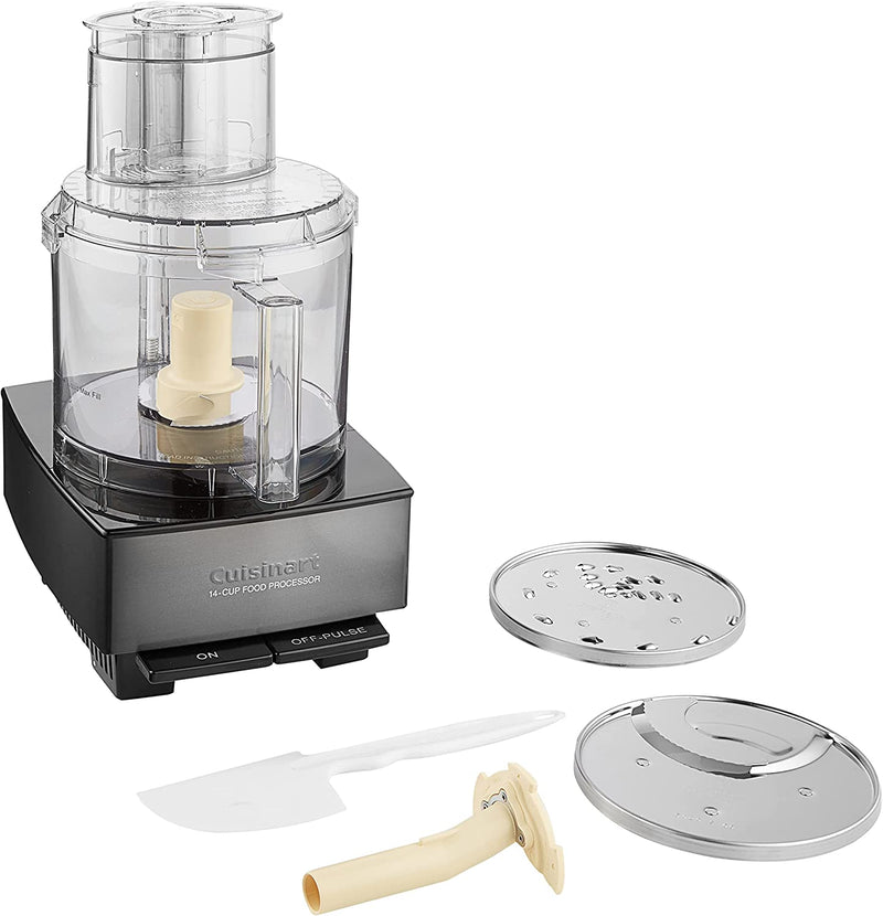 Cuisinart DFP-14BKSYC Custom 14-Cup Food Processor, Black Stainless Steel