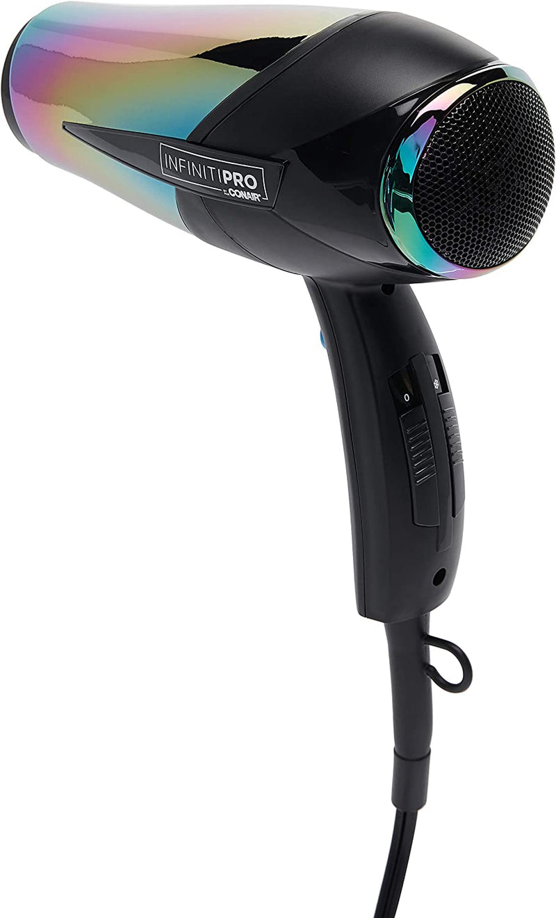 Infinitipro by Conair 295Rbc Full Size Tourmaline Ceramic Rainbow Finish Dryer, 1.7 Pounds