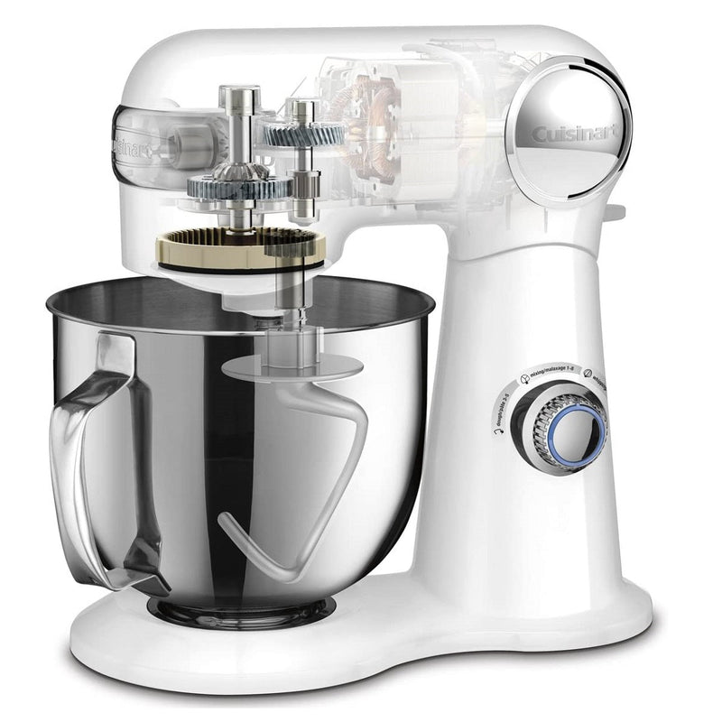 Cuisinart SM-50C Precision Master 5.5 Qt (5.2L) Stand Mixer, White (SCUF)