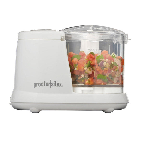 Proctor Silex 72500PS 1.5 Cup Food Processor, White