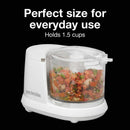 Proctor Silex 72500PS 1.5 Cup Food Processor, White