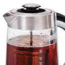 Hamilton Beach 1.7 Liter Electric Glass Kettle with Tea Steeper (40868C)
