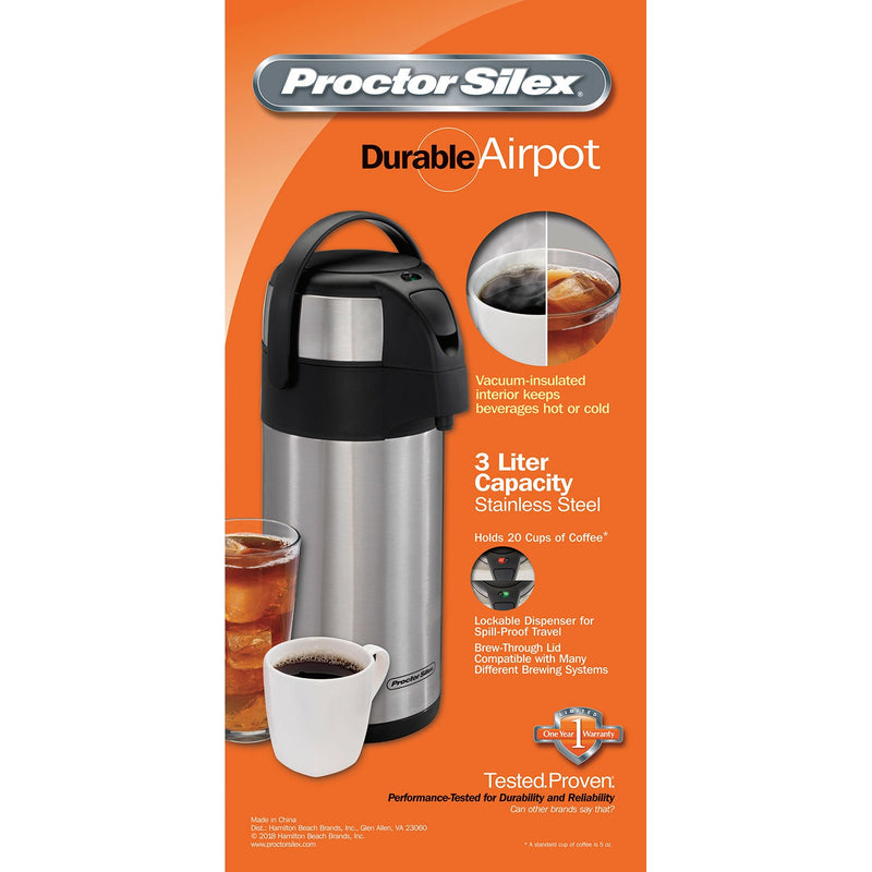 airpot coffee dispenser with pump