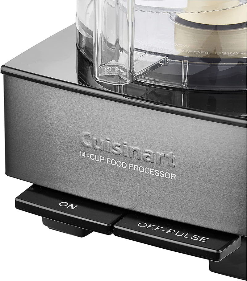 Cuisinart DFP-14BKSYC Custom 14-Cup Food Processor, Black Stainless Steel