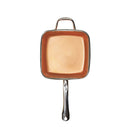 Copper Chef 9.5" Deep Square Non-Stick Pan Holds 4.5 Quarts