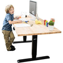 OPEN BOX - Star Ergonomics 3 Stage Reverse Dual Motor Electric Sit-Stand Desk Frame – SE06E1FB [Tabletop Not Included]