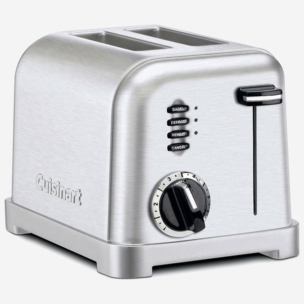 CUISINART CPT-160IHR Metal Classic 2-Slice Toaster, Brushed Stainless- 6 Months Cuisinart Manufacturer Warranty (Refurbished)