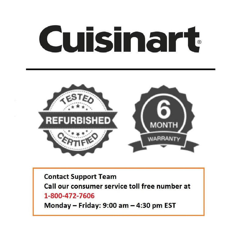 Cuisinart SM-50BKIHR Precision Master 5.5-Qt (5.2l) Stand Mixer, Black- 6 Months Cuisinart Manufacturer Warranty (Refurbished)