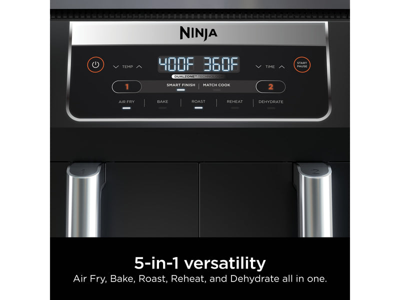 Ninja™ Foodi® DZ090C 5-in-1, 6-qt. 2-Basket Air Fryer with DualZone™ T
