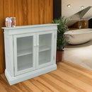 NAAV-418 Handcrafted Acadian Cabinet - Wide Authentic Canadian Made Rustic Pine Furniture