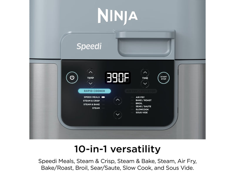 Ninja Speedi Air Fryer & Rapid Cooker 6-Qt. - Sea Salt Gray 