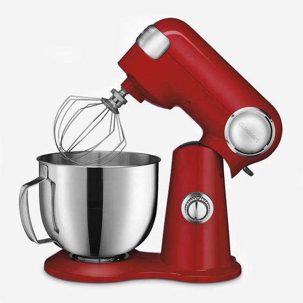 Cuisinart SM-50RIHR Precision Master 5.5-Qt (5.2l) Stand Mixer, Red- 6 Months Cuisinart Manufacturer Warranty (Refurbished)