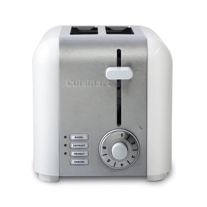 CUISINART CPT-320WC 2-Slice Compact Stainless Toaster - White