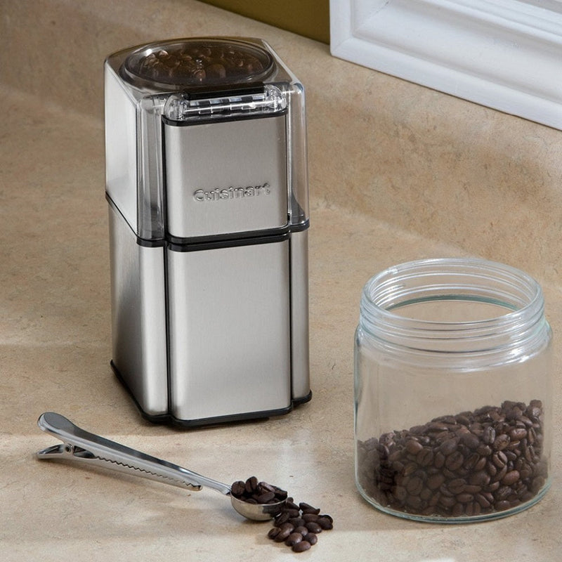 Cuisinart DCG-12IHR Grind Central Coffee Grinder Brushed Stainless Steel- 6 Months Cuisinart Manufacturer Warranty (Refurbished)