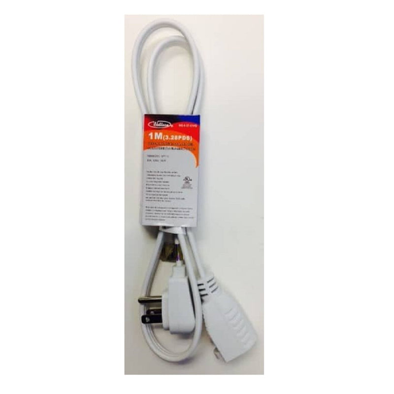 Wellson 2m Electrical Extension Cord In 3 Pronge With 1 Outlet In Right Angle (Cul)