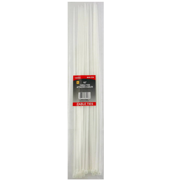 Wellson 16 Pcs 16" Nylon Cable Tie